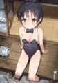 バニーガールが気に入っちゃって家でも着てる女の子の絵です。