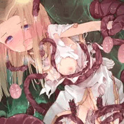 ローパー2体に囲まれたミントちゃん
