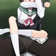 キキョウに締め落とされて失禁しちゃうカズサ無様エロ