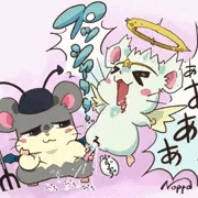 デビハムくんとエンジェルちゃん