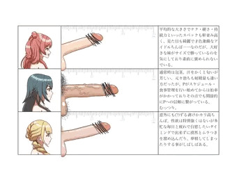 学マスふたなりちんこ比べ