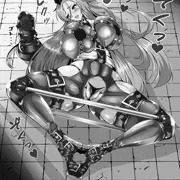 カラーCG集『潜入捜査官カーラ＆ハルカ』のモノクロサンプル