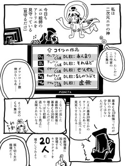 二次元エロ絵の神様と売れないCG集絵描き