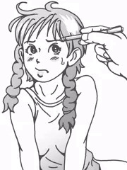 あっ、動かないで…