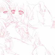 フェイトちゃんラフ