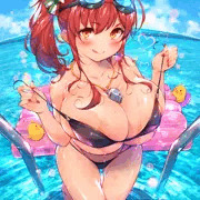 ねぇ指揮官、一緒に泳がない？（意味深）