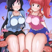 ガールズ＆パンツァー　五十鈴華　武部沙織　太もも　ぶっかけ