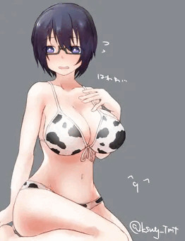 牛柄ビキニ
