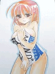 文房具擬人化　消しゴム娘さん改め　MONOちゃん