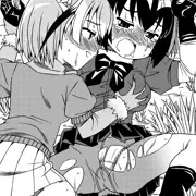 押し倒されるアライさん