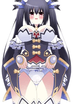 お願いしたら見せてくれるノワールちゃん