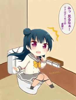 リトルデーモンにトイレを見られるヨハネ