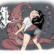 怪人さすり男！