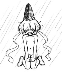 てるてる坊主の擬人化オリキャラのえっちイラスト