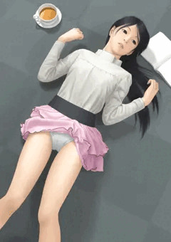 寛ぎの視線