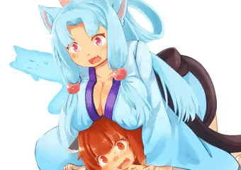 イタコ姉さまにのしかかられたきりたん