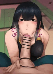 ちんこ縛りひょっとこフェラ