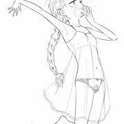 スレンダーお嬢様