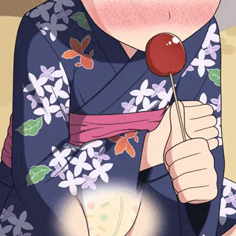 お祭りでおむつにおしっこする子
