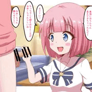 ふたりちゃんのちんぽビンタ