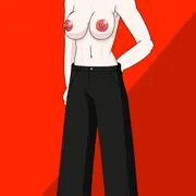 黒ズボン英美
