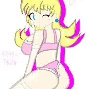 ピーチ姫の下着姿