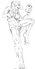 らくがき　オールモノクロ
