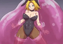 【習作】スライムに敗北するバニーさん
