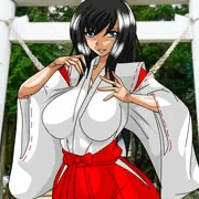 初夏の巫女さん