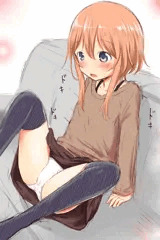 ソファーでズブり