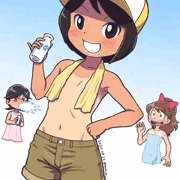 牛乳大好き山口さん。