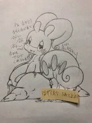 ヌメルゴンのエロい落書き