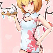 白チャイナでお給仕フランちゃん