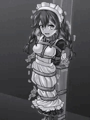 メイドさん緊縛懲罰