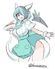 スイプロのVtuber碧風凪さん、カレーコラボ衣装版の落書きFA