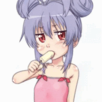 アイスキャンディー冷たくて美味しいのん
