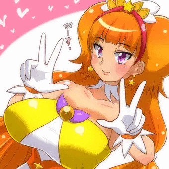 アヘ顔ダブルピースキュアトゥインクル