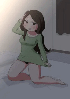 ノーブラセーター
