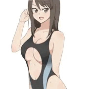 ミカ　穴あき競泳水着