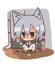 体育館裏でおしっこ
