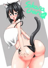 ねこみみしっぽつけたうちのこ