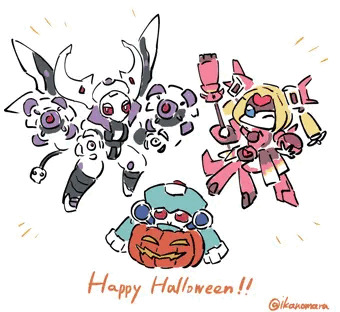 メダロットロボ娘でハロウィン！