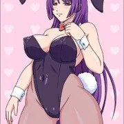 【GIF動画】バニーガールの服脱がし動画