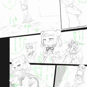 「せく☆ぷれ!!!2」と「路地裏のエルオ」新制作の一部ラフ