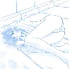 白ワンピ水着女子