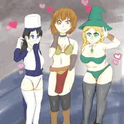 お色気で仲間を集める冒険者たち