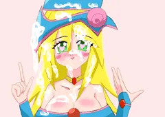 お題【ブラマジガールで下のリンクのイラストみたいなシチュ描いて】