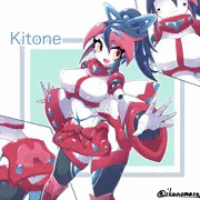 巫女さん風キトネさん！