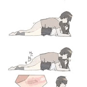 寝バックJK。