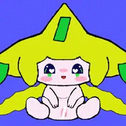 お嫁になったジラーチがHしたそうにオマンコを拡げて誘惑している！相手しますか？